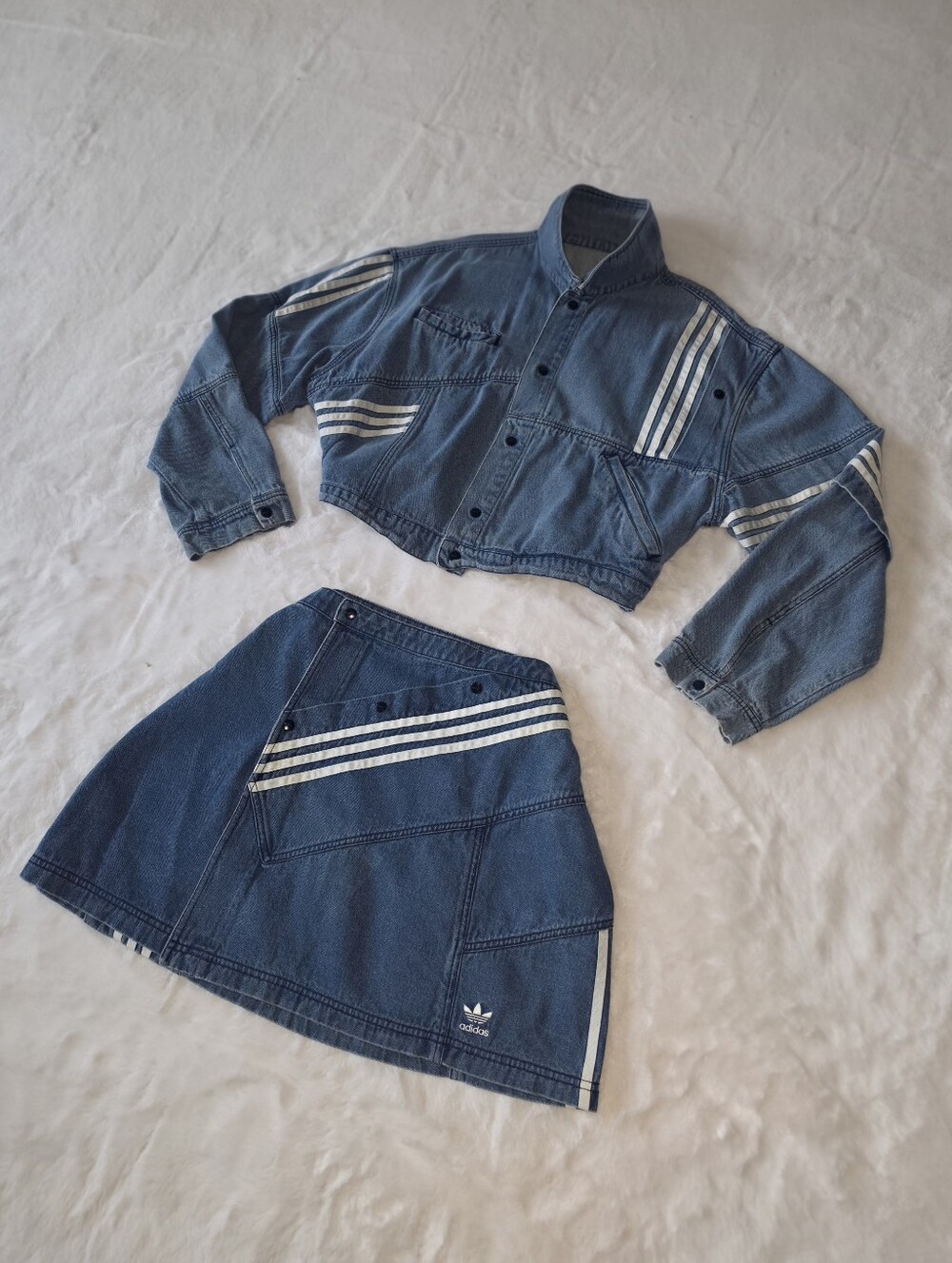 Adidas x Daniëlle Cathari Denim Co-Ord Set | XL - Picture 2 of 7